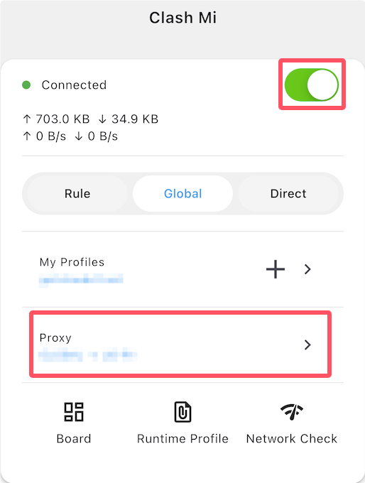 Enable proxy guide